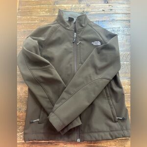 Women's north face jacket. Brown. Size large.  Like new